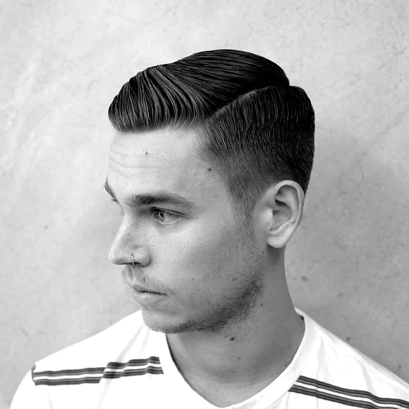 Casual Side Part hairstyle on man