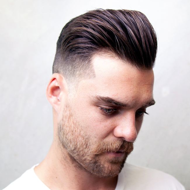 Textured Pomp Hairstyle