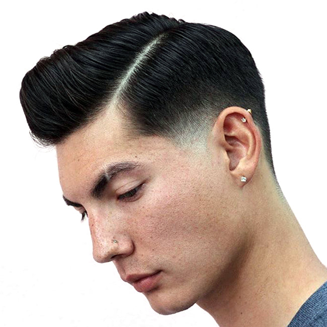 Side Part Pomp Hairstyle